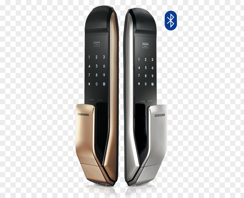 Samsung Bluetooth Sound System Electronic Lock Digital Door SHSP718 Fingerprint Push Pull Two Way Latch Group Smart PNG