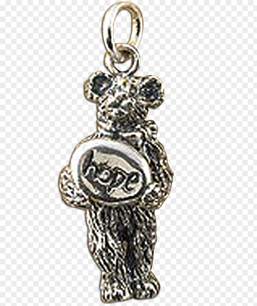 Silver Charms & Pendants Boyds Bears Charm Bracelet PNG