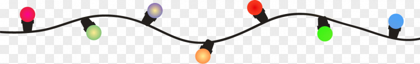 Bulbs String Logo Line Font PNG