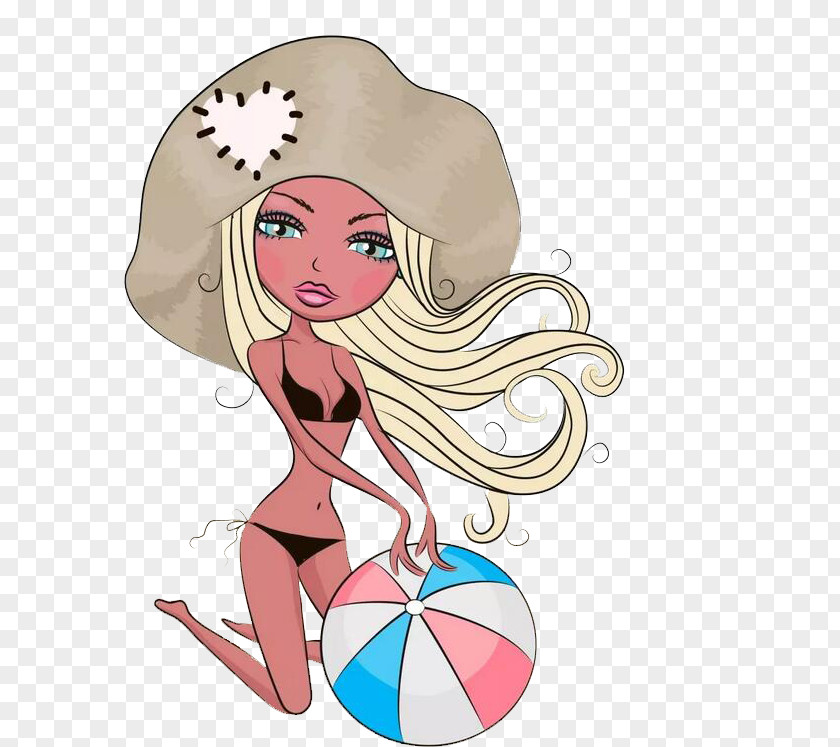 Cartoon Child Illustration PNG Illustration, bikini girl clipart PNG