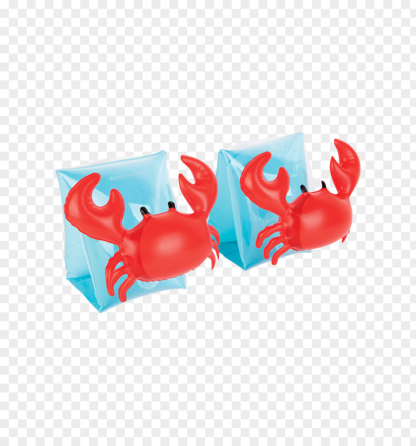 Crab Inflatable Armbands White PNG
