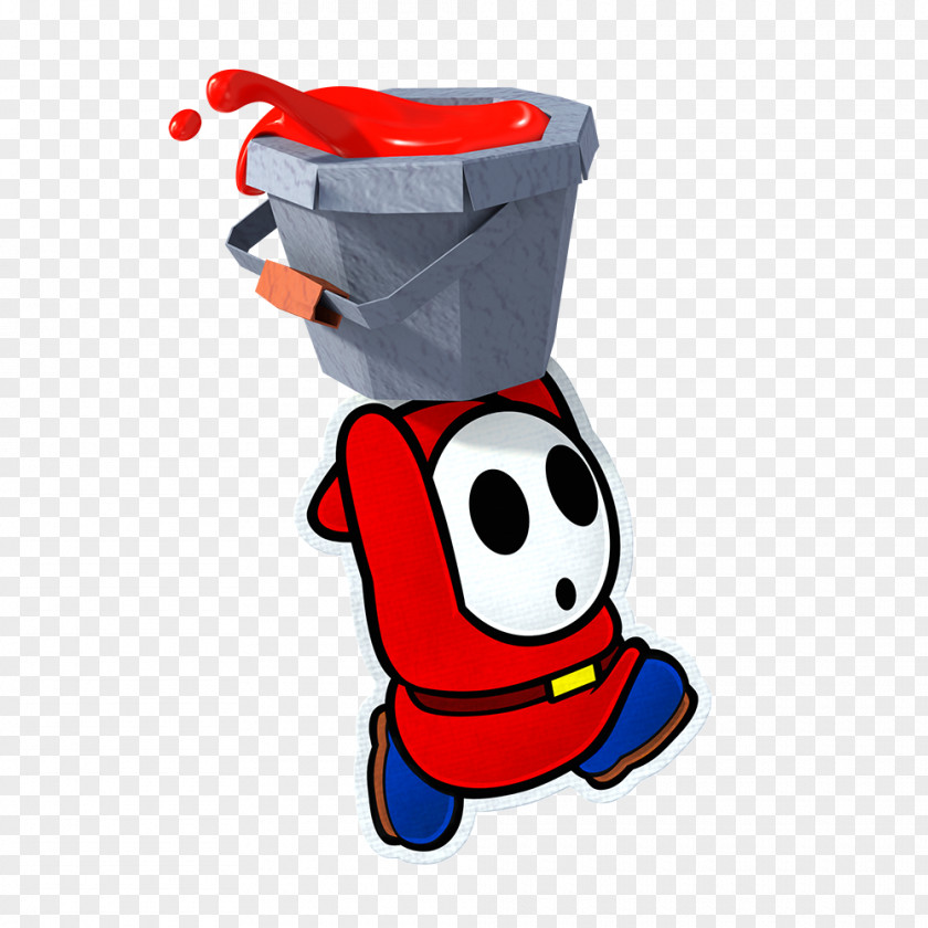 Mario Super Paper Mario: Color Splash Toad PNG