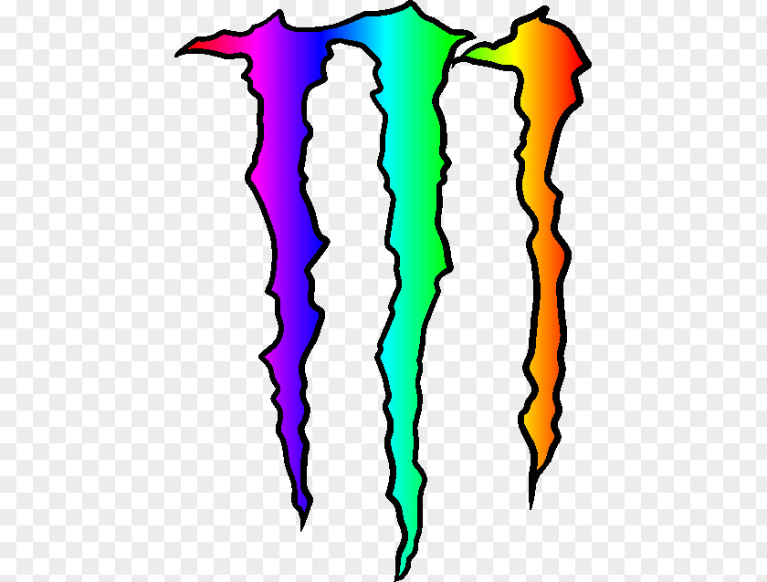 Monster High Logo Energy Drink Rockstar Decal Sticker PNG