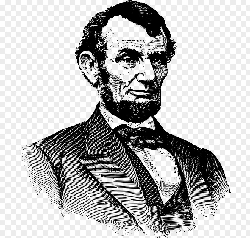 Portrait Of Abraham Lincoln First Reading The Emancipation Proclamation President Clip Art PNG