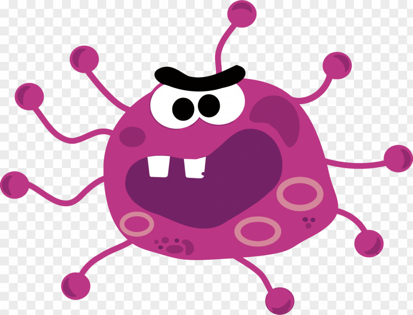 Vector Violet Virus Computer Clip Art PNG