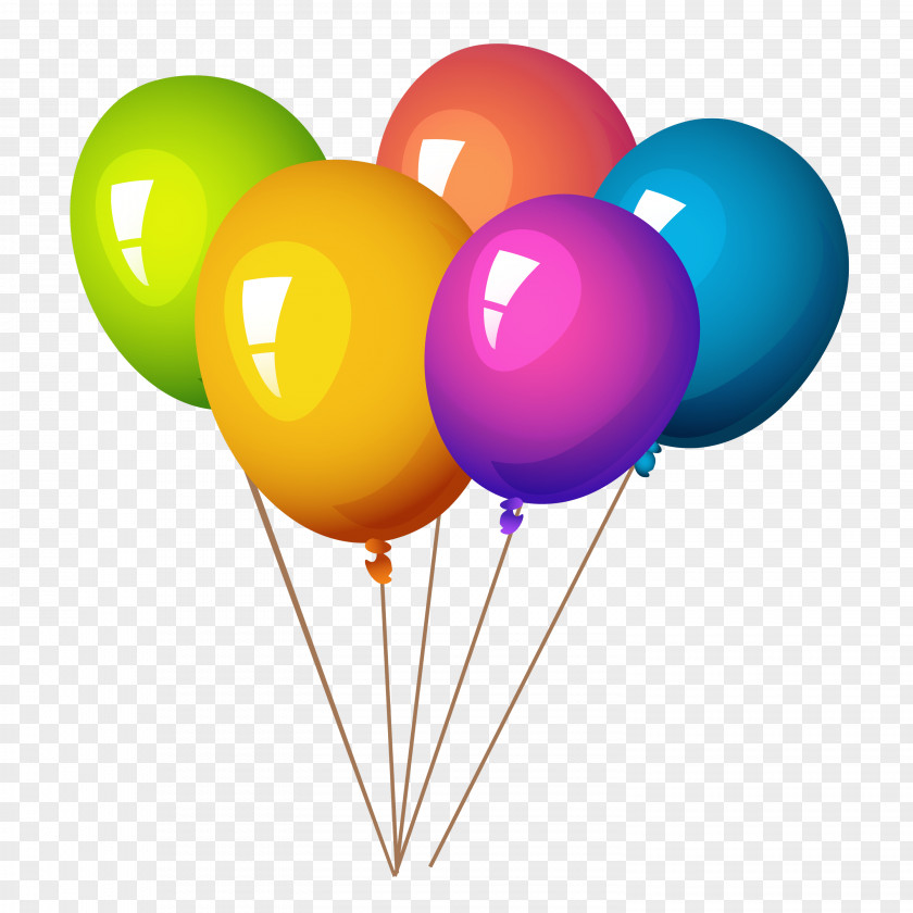 Colorful Balloons Balloon Clip Art PNG