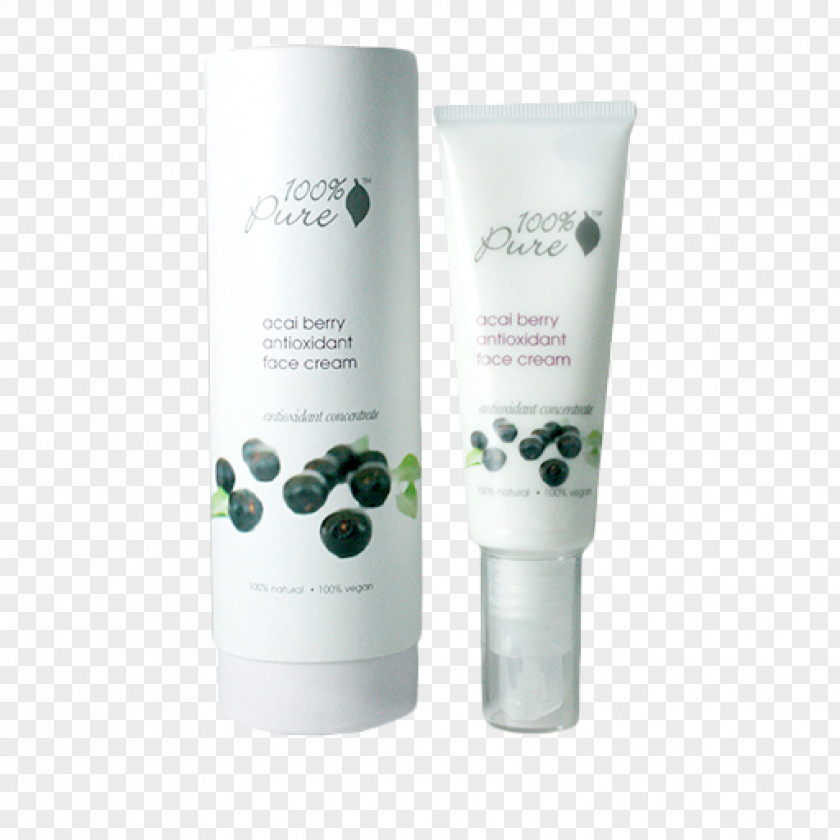 Cream Lotion Açaí Palm Moisturizer Antioxidant Facial PNG