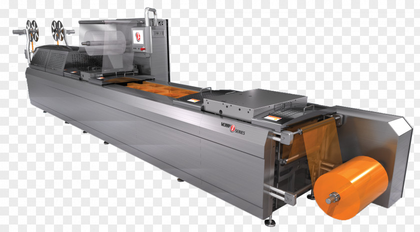 Thermoforming Packaging And Labeling Vacuum Packing Machine VC999 Systems PNG