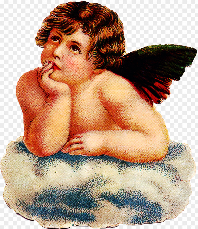 Angel Kneeling Child Cupid PNG