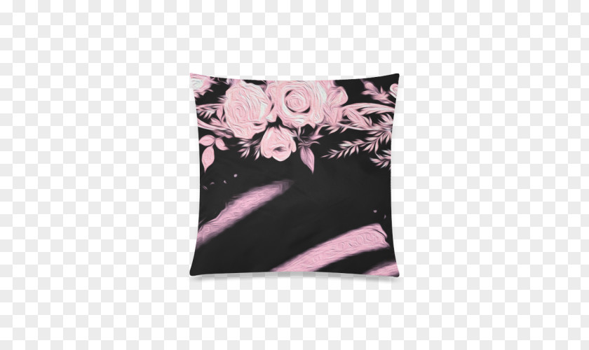 Musk Flower Throw Pillows Cushion Textile Pink M RTV PNG