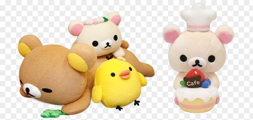 Bear Puppet Rilakkuma Plush San-X PNG