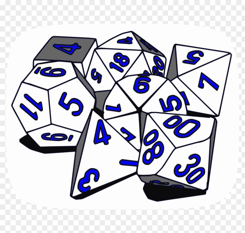 Dice Set Role-playing Game Clip Art PNG