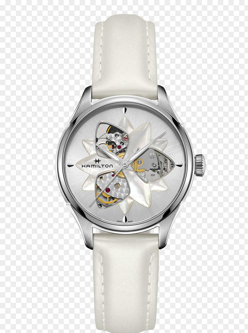 Hamilton Watches White Female Form Watch Company Automatic Woman Movement PNG