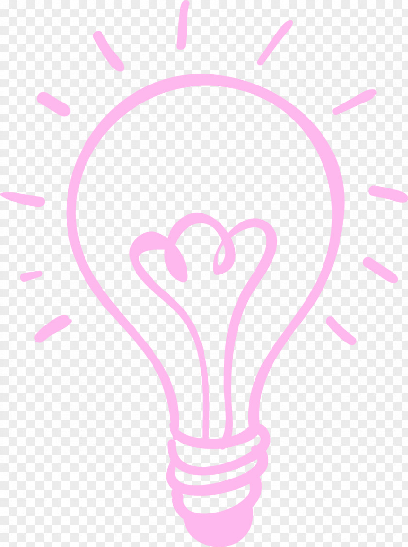 Pink Bulb Decoration Pattern Lamp Clip Art PNG
