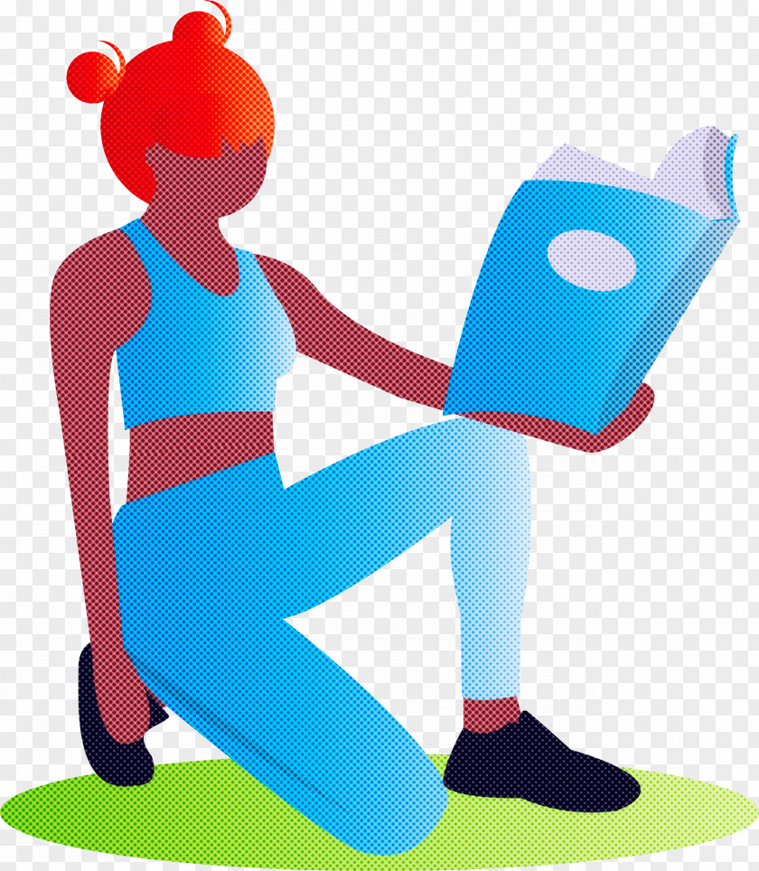 Reading Book Girl Fashion PNG
