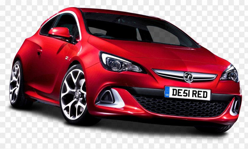 Red Vauxhall Astra VXR Car Motors Opel GTC PNG