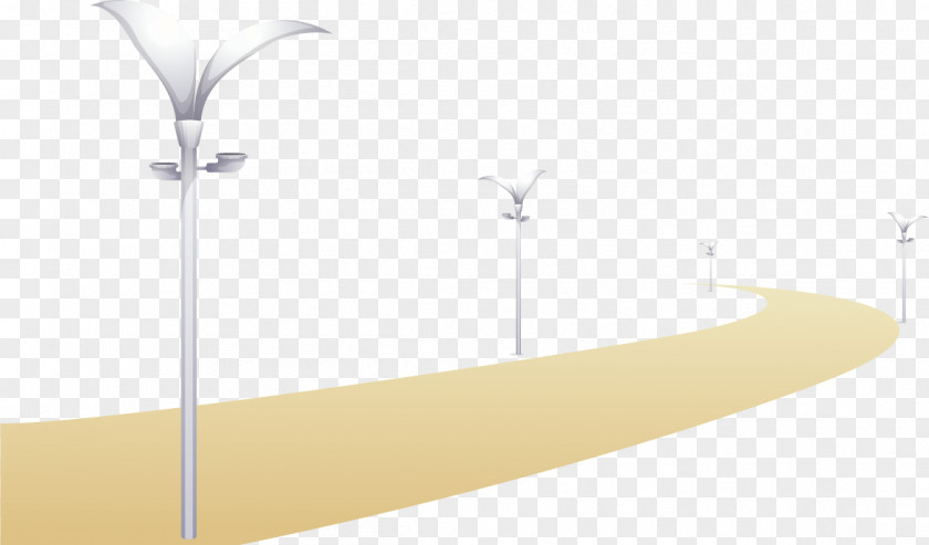 Vector Road And Street Lamps Light Tile Floor Pattern PNG