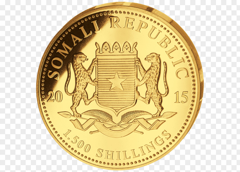 Coin Somalia Gold Somali Shilling PNG