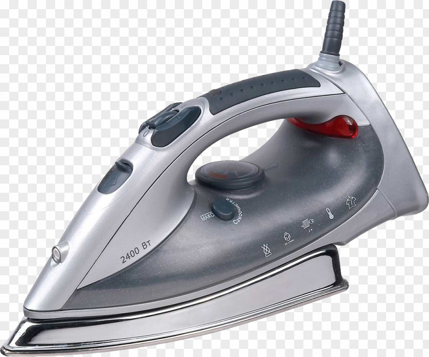 Iron Clothes Electricity Ironing Home Appliance Steam PNG