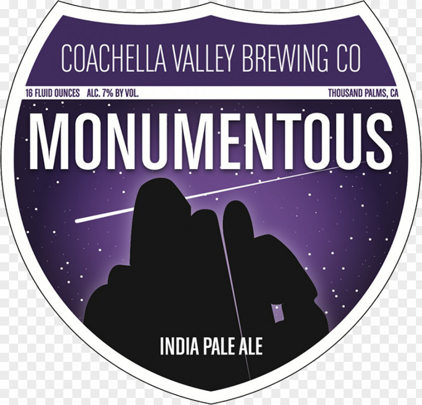 Monument Valley Beer Coachella Brewing Company Brewery India Pale Ale Rye IPA PNG