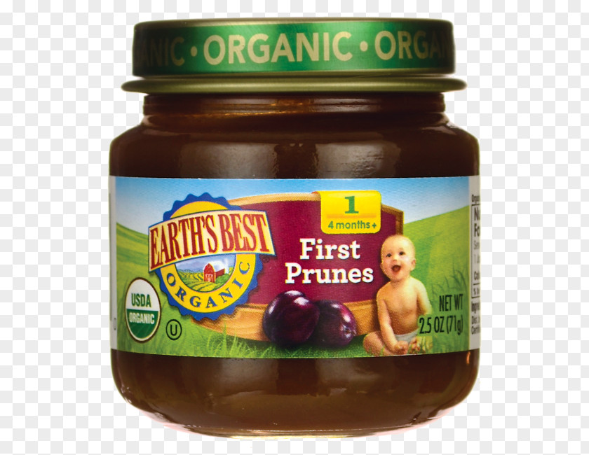 Prunes Baby Food Organic Chutney Rice Cereal PNG