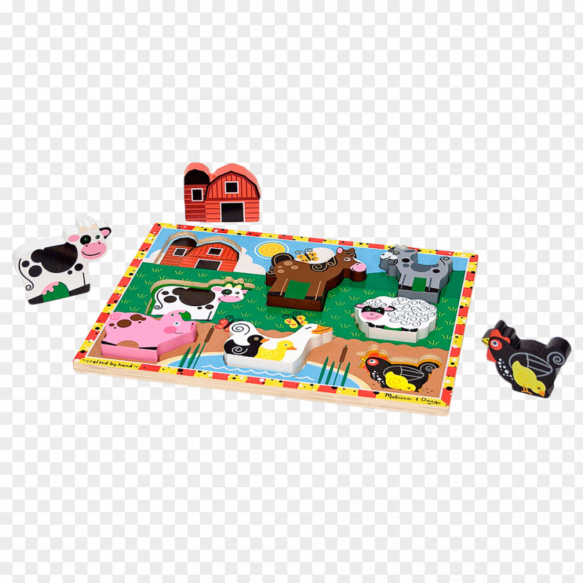 Toy Jigsaw Puzzles Melissa & Doug Farm PNG