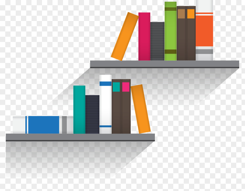 Book Shelf Bookcase Reading Vector Graphics PNG