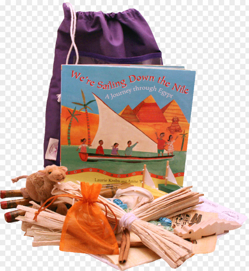 Book We're Sailing Down The Nile: A Journey Through Egypt Barefoot Books Food Gift Baskets Hamper PNG