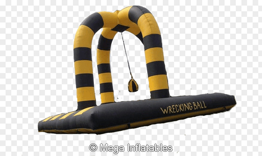 INFLATABLE GAME Inflatable Bouncers Wrecking Ball Bungee Run PNG