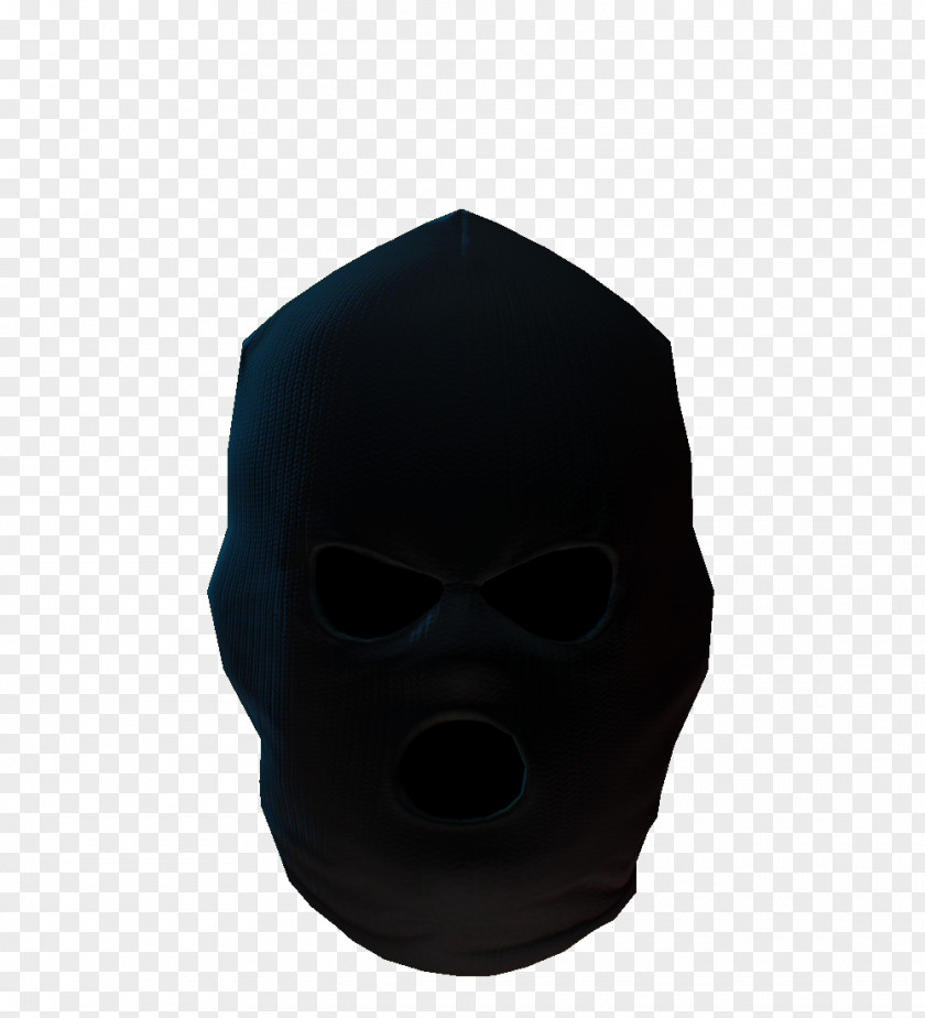 Payday 2 Balaclava Facebook Electric Blue PNG
