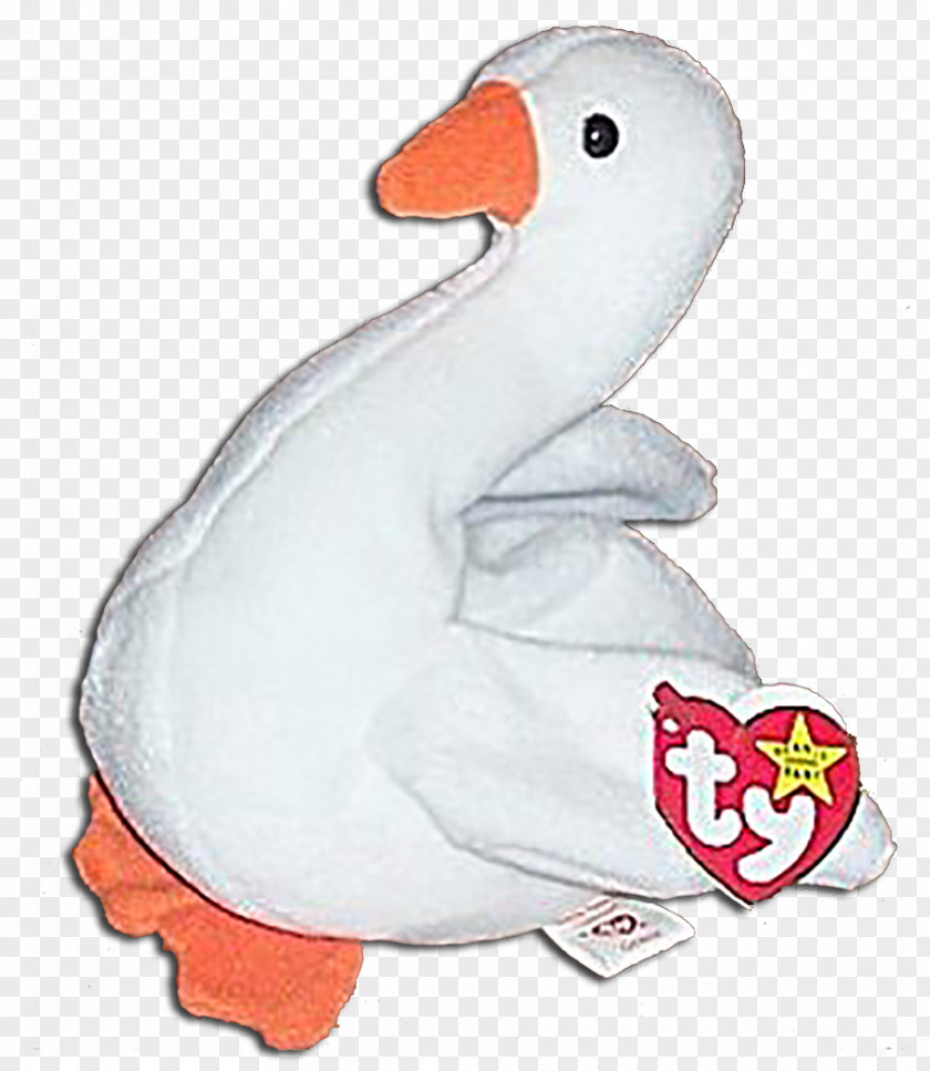 Beanie Babies Duck Ty Inc. Textile Bird PNG