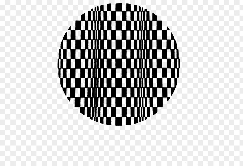 Cercle Three-dimensional Space Op Art Chessboard PNG
