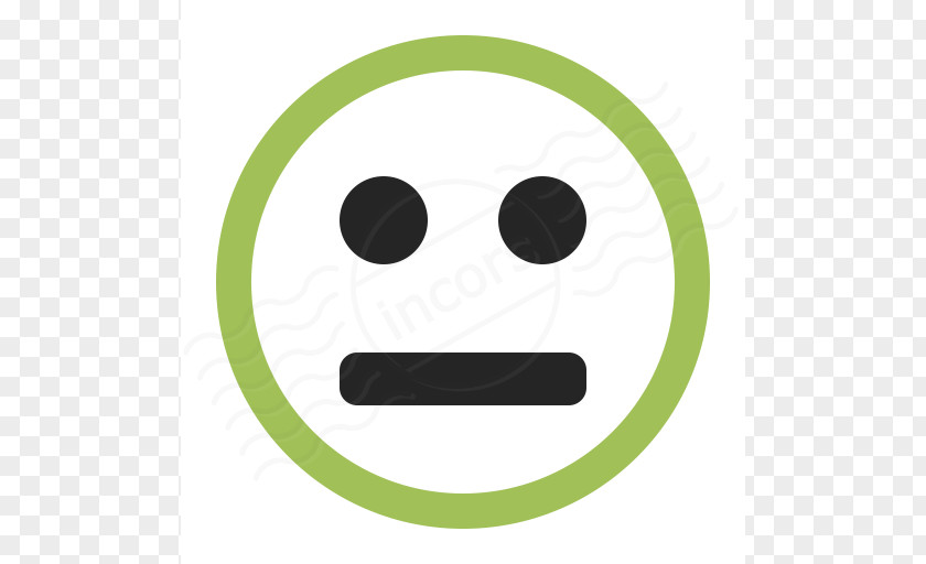Straight Faced Smiley Emoticon Face Clip Art PNG