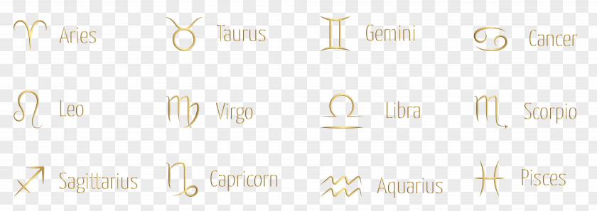 Zodiac Paper Material PNG