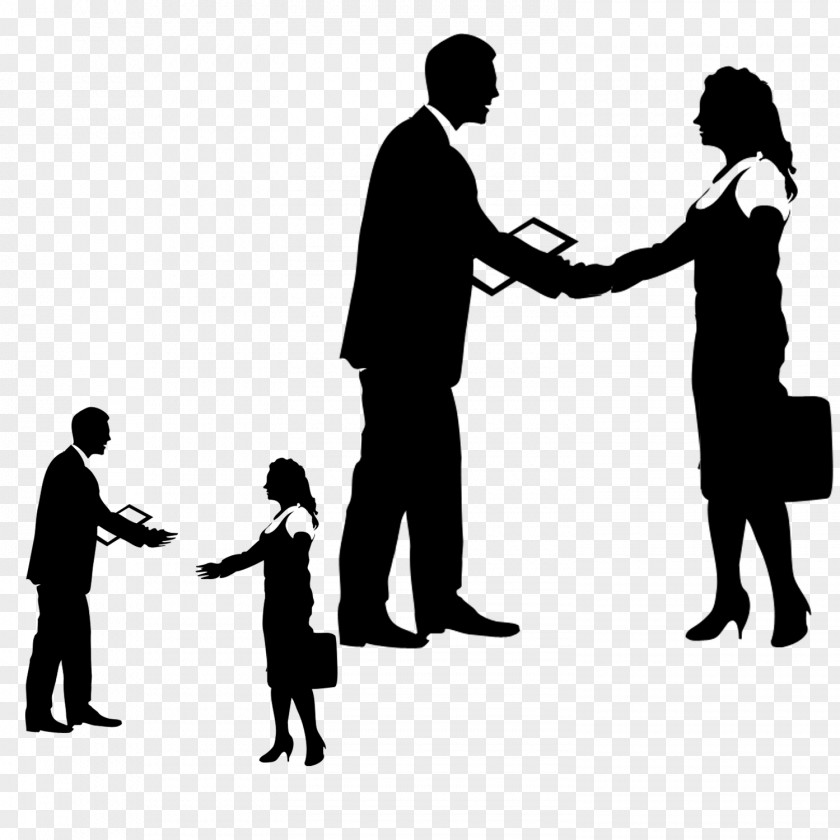 Business People Shaking Hands In Black And White Material Plan Sales Presentation Administration PNG
