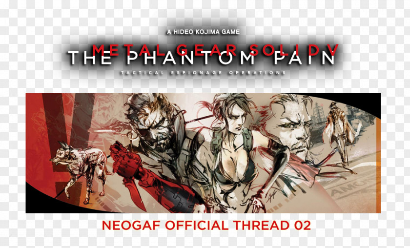 Kojima Productions Metal Gear Solid V: The Phantom Pain Solid: Peace Walker Ground Zeroes Big Boss PNG