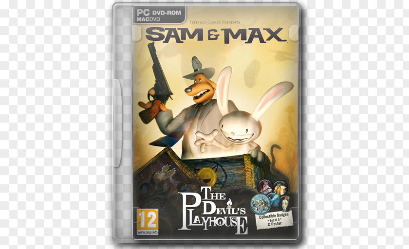 Sam Max The Devil's Playhouse & Max: Beyond Time And Space Save World Jurassic Park: Game Back To Future: PNG