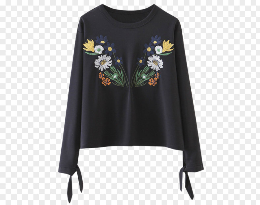 T-shirt Sleeve Sweater Bluza PNG
