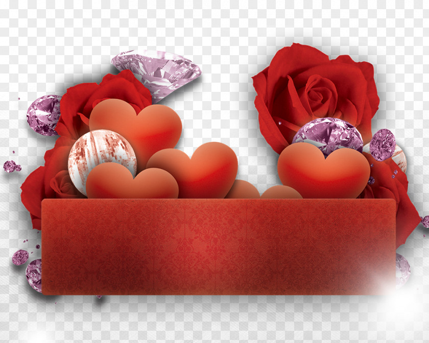 Valentine's Day Diamond Element Valentines Poster Love PNG