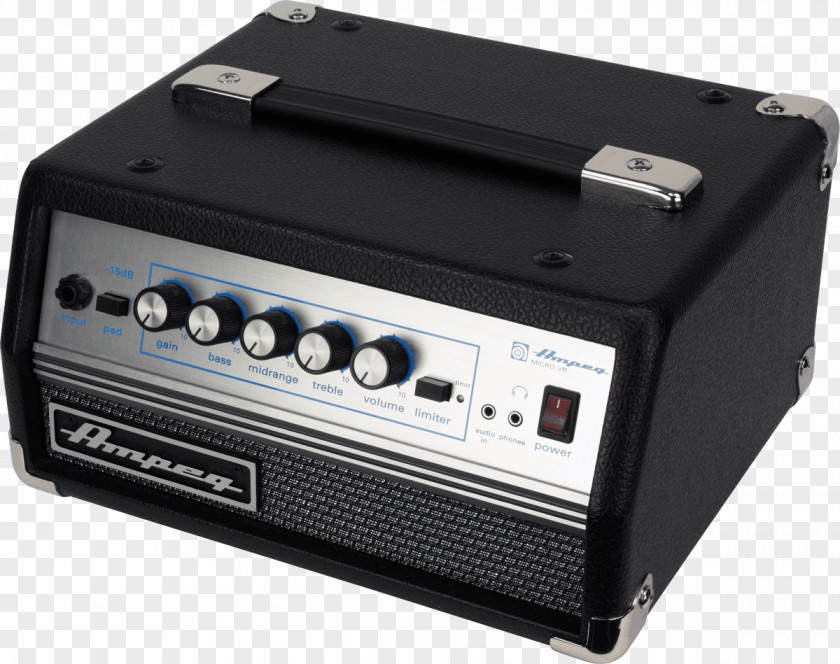 Amplifier Bass Volume Guitar Ampeg Classic MICRO-VR Stack PNG