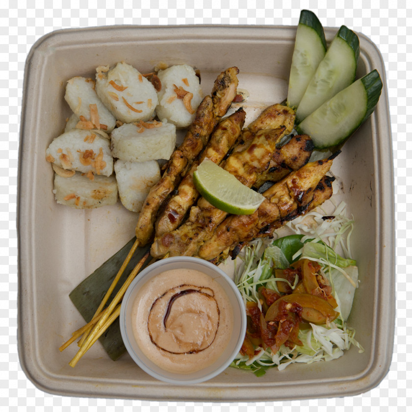 Bali Mockup Bento Vegetarian Cuisine Satay Food Lunch PNG