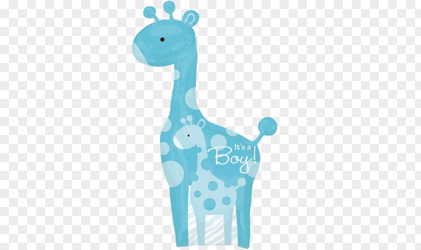 Balloon Baby Shower Infant Mylar Giraffe PNG