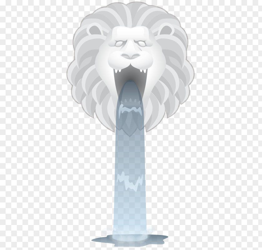 Lion's Head Lion Fountain Clip Art Illustration Cartoon PNG