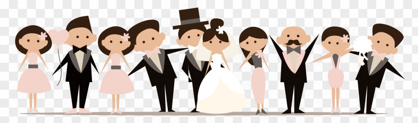 Married Cartoon Characters Pictures Wedding Bride Marriage Convite Party PNG