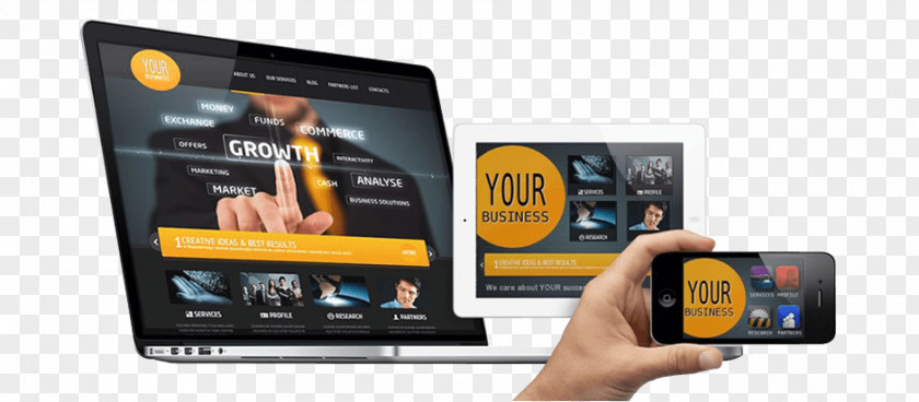 Web Design Responsive Development Mobile PNG