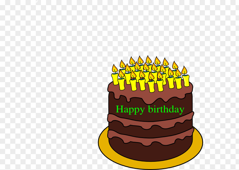 21st Birthday Cake Chocolate Torte PNG