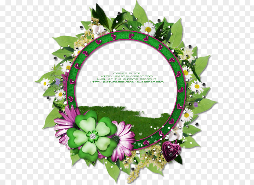 Cluster Clipart Wreath Floral Design Christmas Ornament PNG