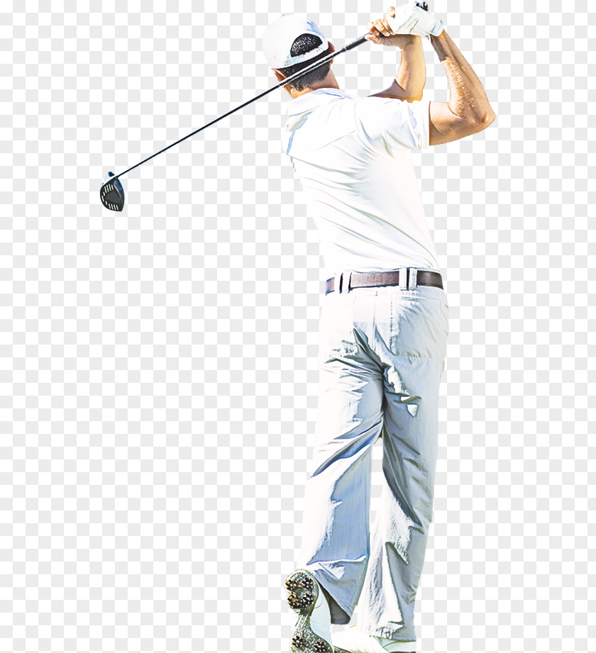 Golfer Golf Club Standing Equipment PNG