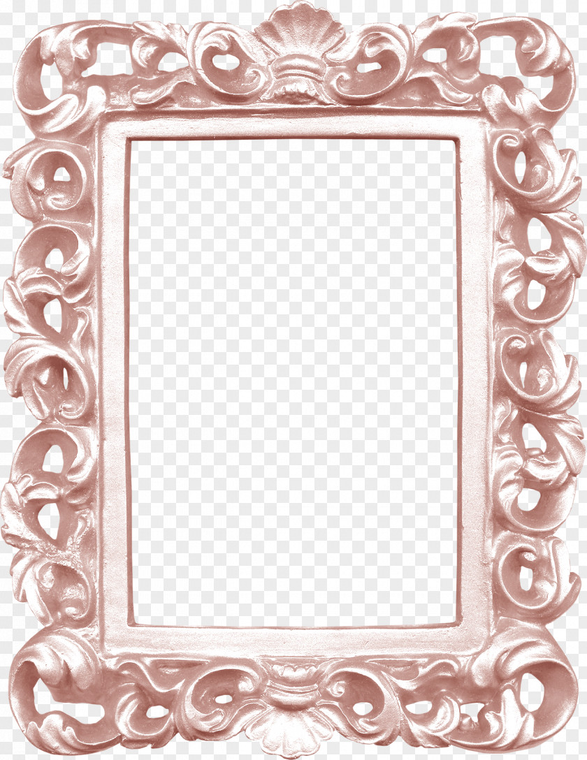Pink Frame Picture White Green PNG
