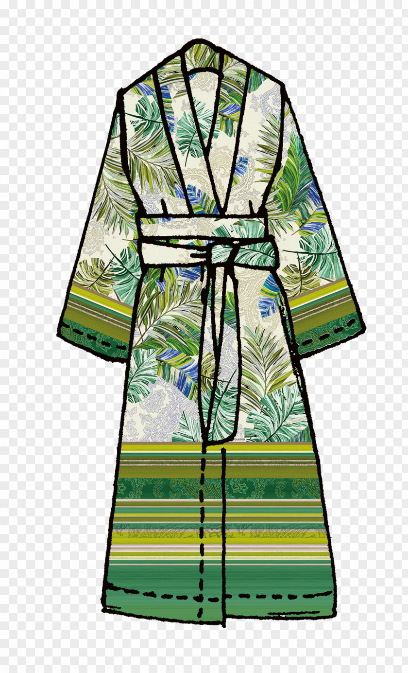 Satin Bathrobe Kimono Cotton Overcoat PNG